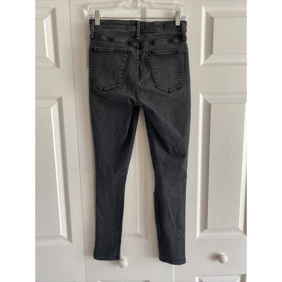 Abercrombie Fitch Women's 4S Simone High Rise Super Skinny Black Denim Jeans - Picture 5 of 7